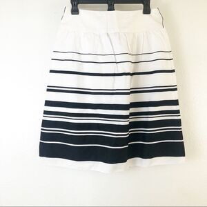 Ally B Black and White Striped Skirt Size 7